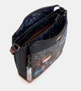 Contemporary Rectangular 3 compartment shoulder bag Contemporary