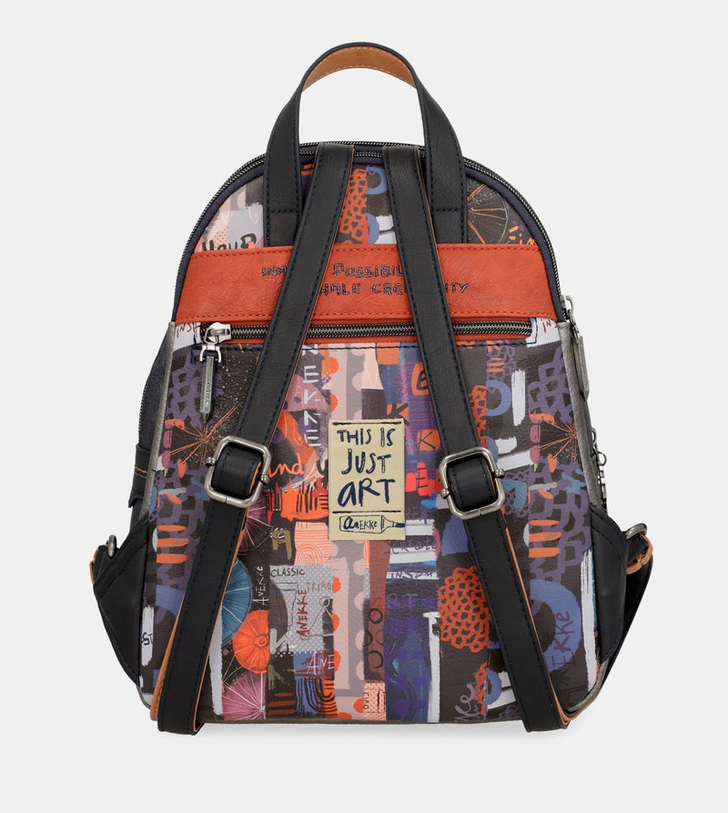 Contemporary 3 compartment backpack