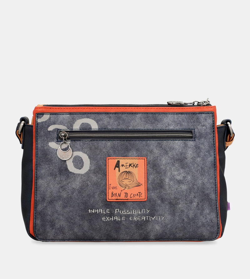 Nagare 3 compartment shoulder bag