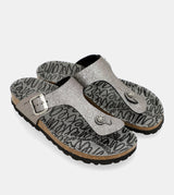 Women's silver bio sandals