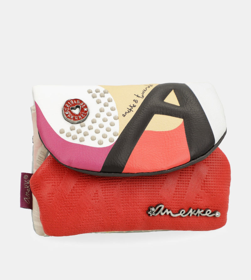 Fashion coin purse with flap