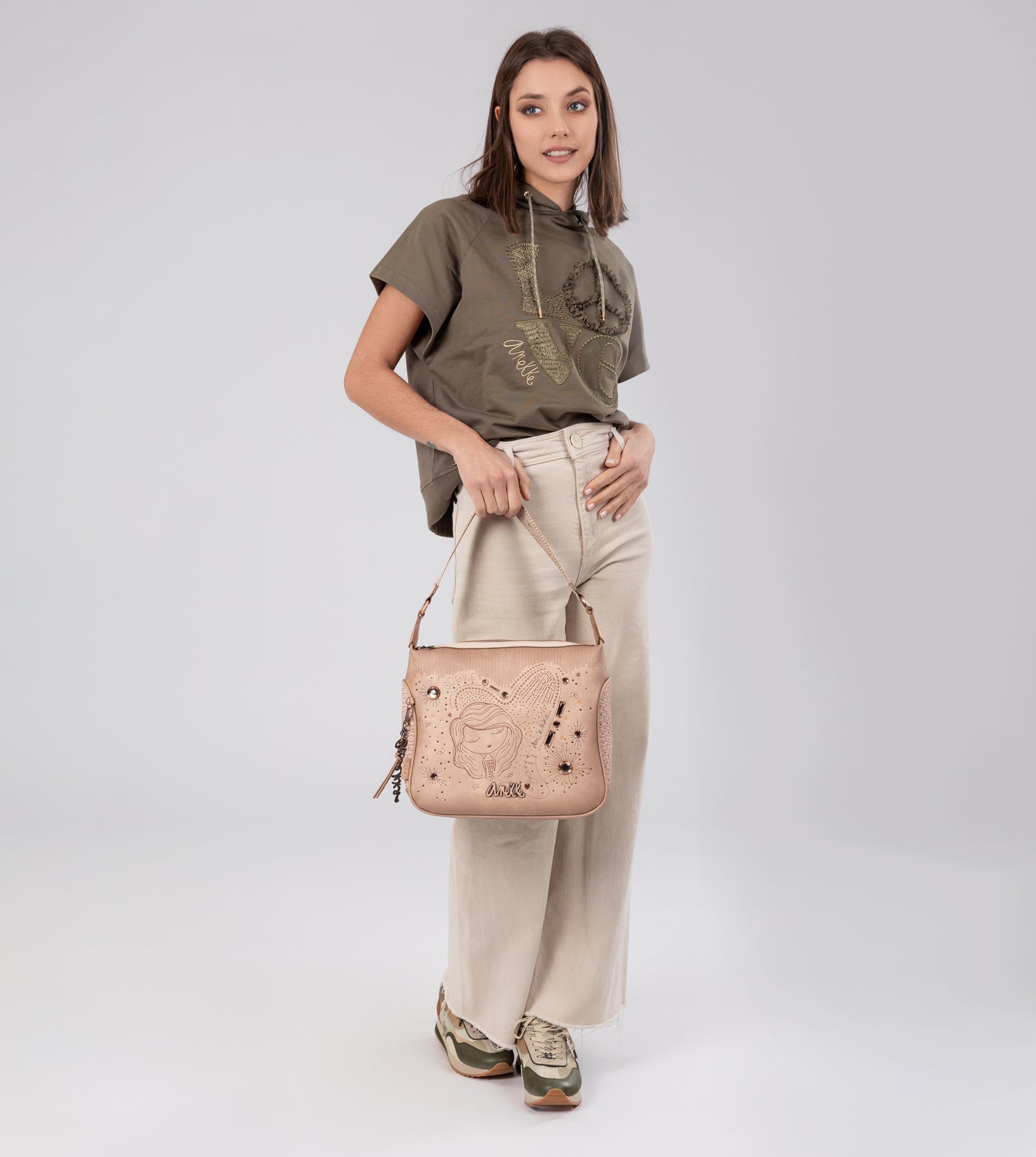 Studio nude shoulder bag