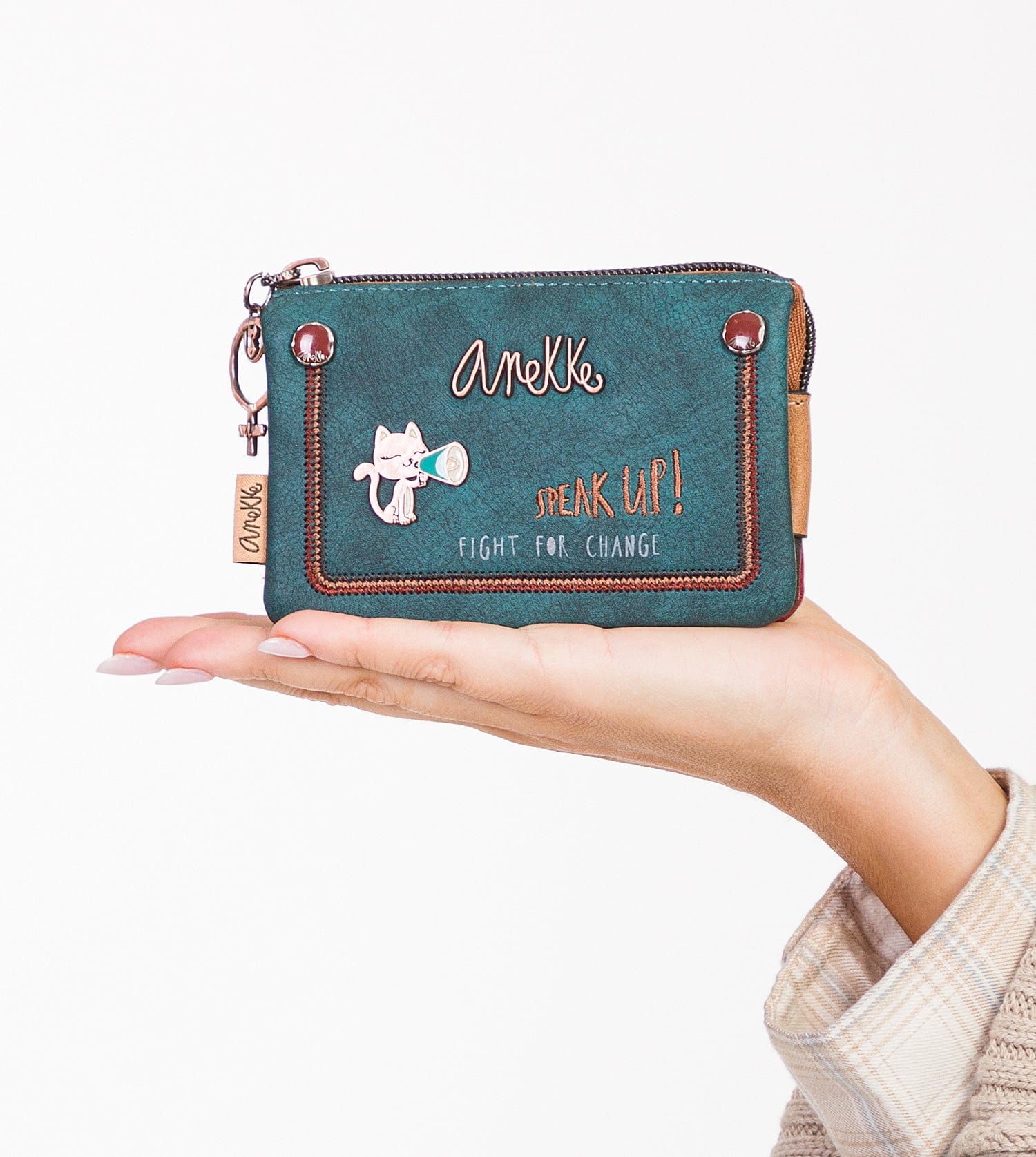 Respect triple compartment purse