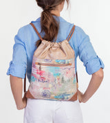 Mediterranean Backpack bag with pockets